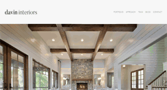 Desktop Screenshot of davininteriors.com